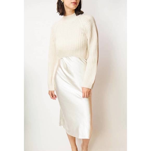 NEW DH NEW YORK ren sweater dress in ivory - Picture 2 of 3